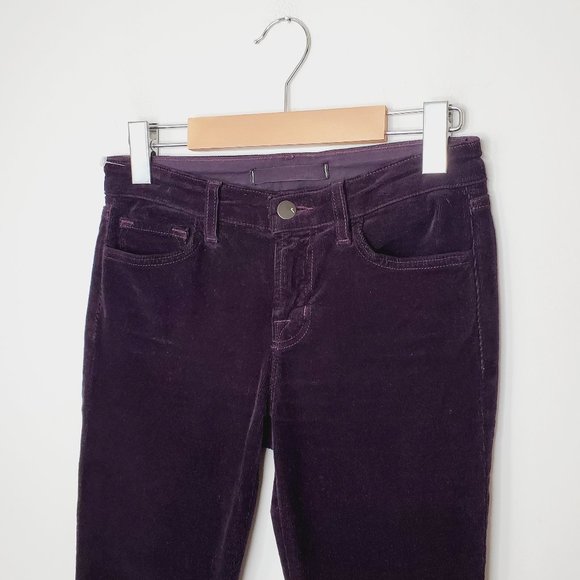 J BRAND Purple Corduroy Skinny Jeans - Picture 5 of 11